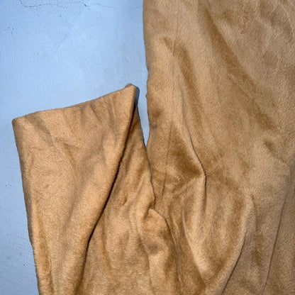 VTG Lilli Ann Tan Swing Coat Womens Tisse a Paris Brushed Wool San Francisco