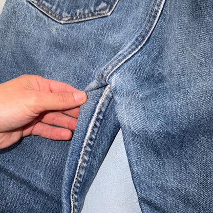 Levis 501 Vintage 80s USA XX Straight Leg Jeans Blue Med Wash 36x31 Act 33x26