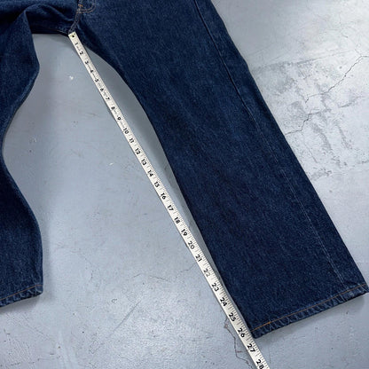 Levis 501 Vintage Y2K 90s XX Straight Leg Jeans Blue Dark Wash 35x30 Act 33x26