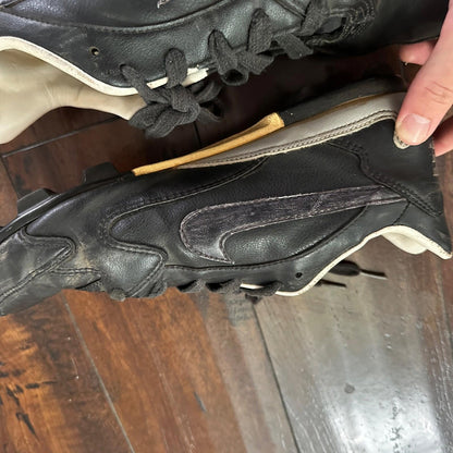 Nike Vintage 90s Mens Size 11 Sharks Sneakers Shoes Cleats Black 1994 Football