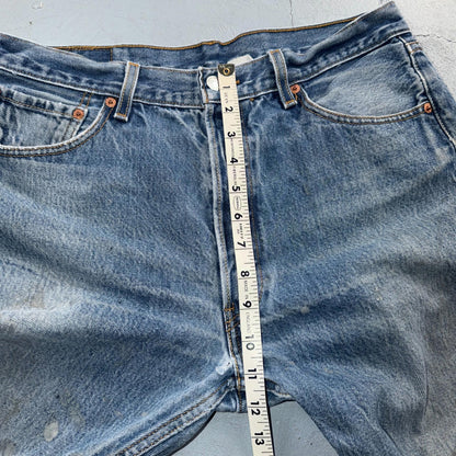 Levis 501 Vintage Y2K Mexico Straight Leg Jeans 35x34 90s Light Wash Act 32x29