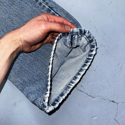 Levis 501 Vintage 90s Mexico Straight Leg Jeans 36x34 Y2K Light Wash Act 34x34