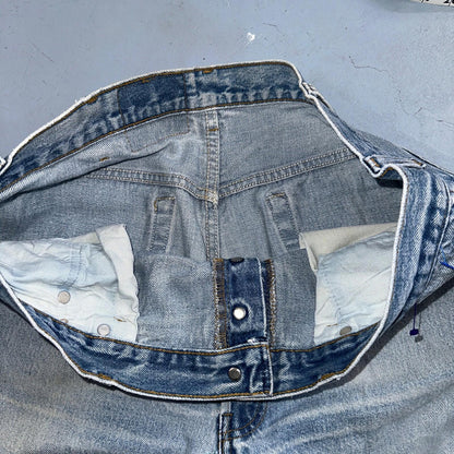 Levis 501 Vintage 90s USA XX Straight Leg Jeans Blue Light Wash 40x36 Act 36x31