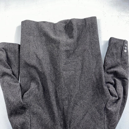 Vintage Valerie Steven’s Gray Black Wool & Cashmere Blend Blazer Women’s Sz 8