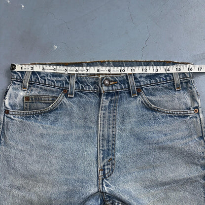 Levis 517 Vintage 80s USA Orange Tab Bootcut Flare Blue Worn Jeans Act 32x29