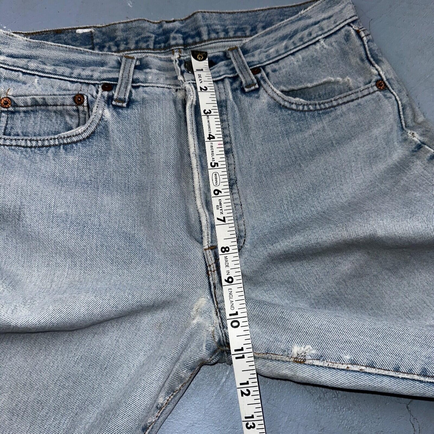 Levis 501 Vintage 80s Redline Selvedge USA XX Jeans Light Wash 66 Act 28x31
