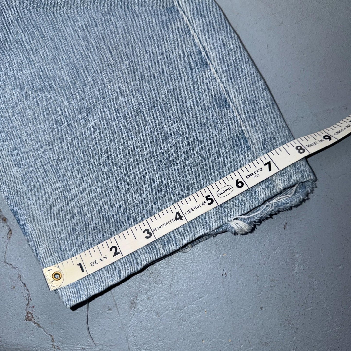 Levis 501 Vintage Y2K 90s XX Straight Leg Jeans Blue Light Wash 33x36 Act 30x29