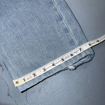Levis 501 Vintage Y2K 90s XX Straight Leg Jeans Blue Light Wash 33x36 Act 30x29