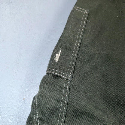 VTG 60s Wrangler Big Ben Work Coveralls Mens M Long Green Jumpsuit Zip Utility