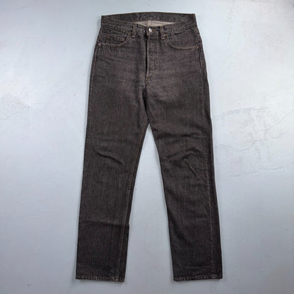 Levis 501 Vintage 80s USA XX Straight Leg Jeans Black Light Wash 30x32 Act 29x31