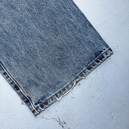 Levis 501 Vintage 90s XX Straight Leg Jeans Y2K Light Wash 38x32 Act 38x32