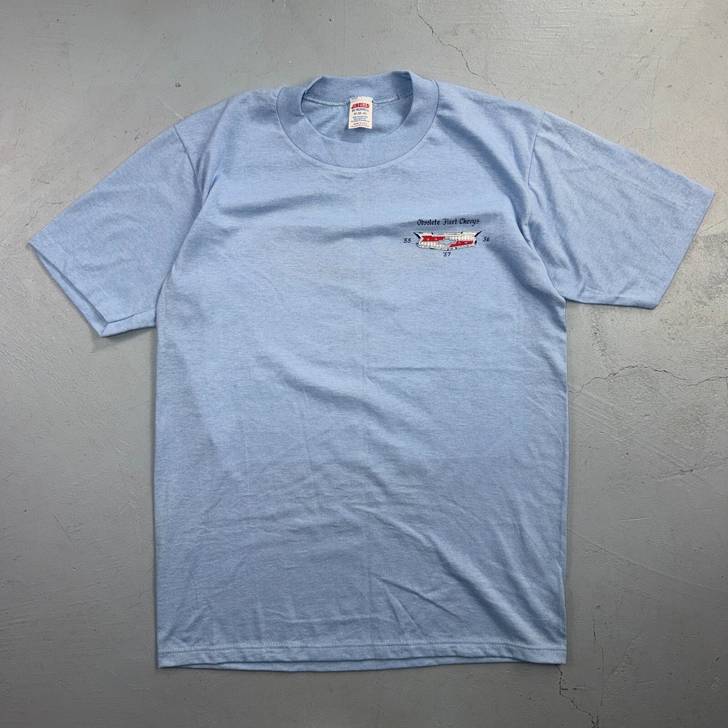 Chevys Obsolete Fleet VTG T Shirt 56 90s Graphic T Print Cars Racing Classic USA
