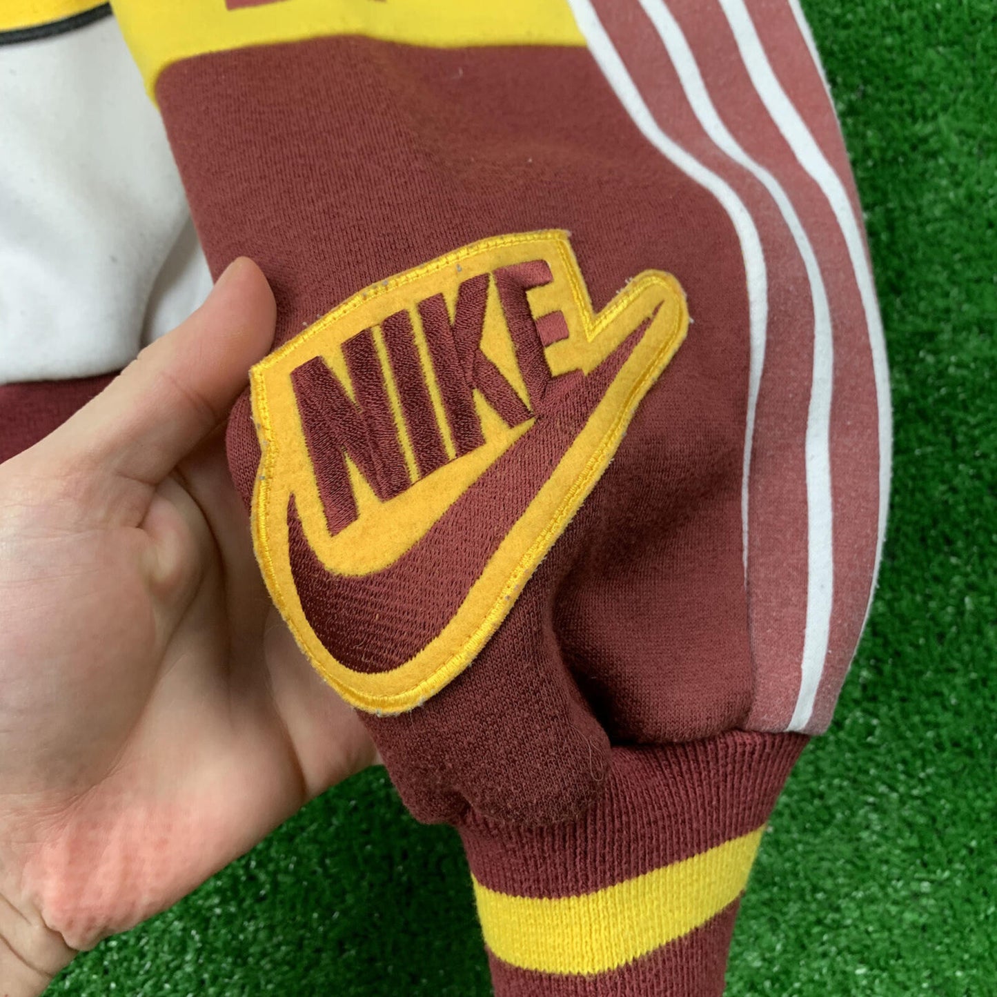Nike Vintage Sweatshirt T Shirt NFL Skyline 80s Football Redskins Washington 90s