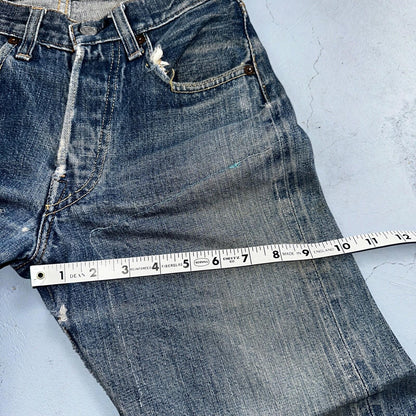 Levis 501 Big E Vintage 60s Redline Selvedge USA XX 1960s Jeans 66 Act 26x25
