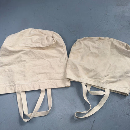 Vintage Boat & Tote Bag White Canvas Lot of 2 Virginia Is For Lovers Rose PDX