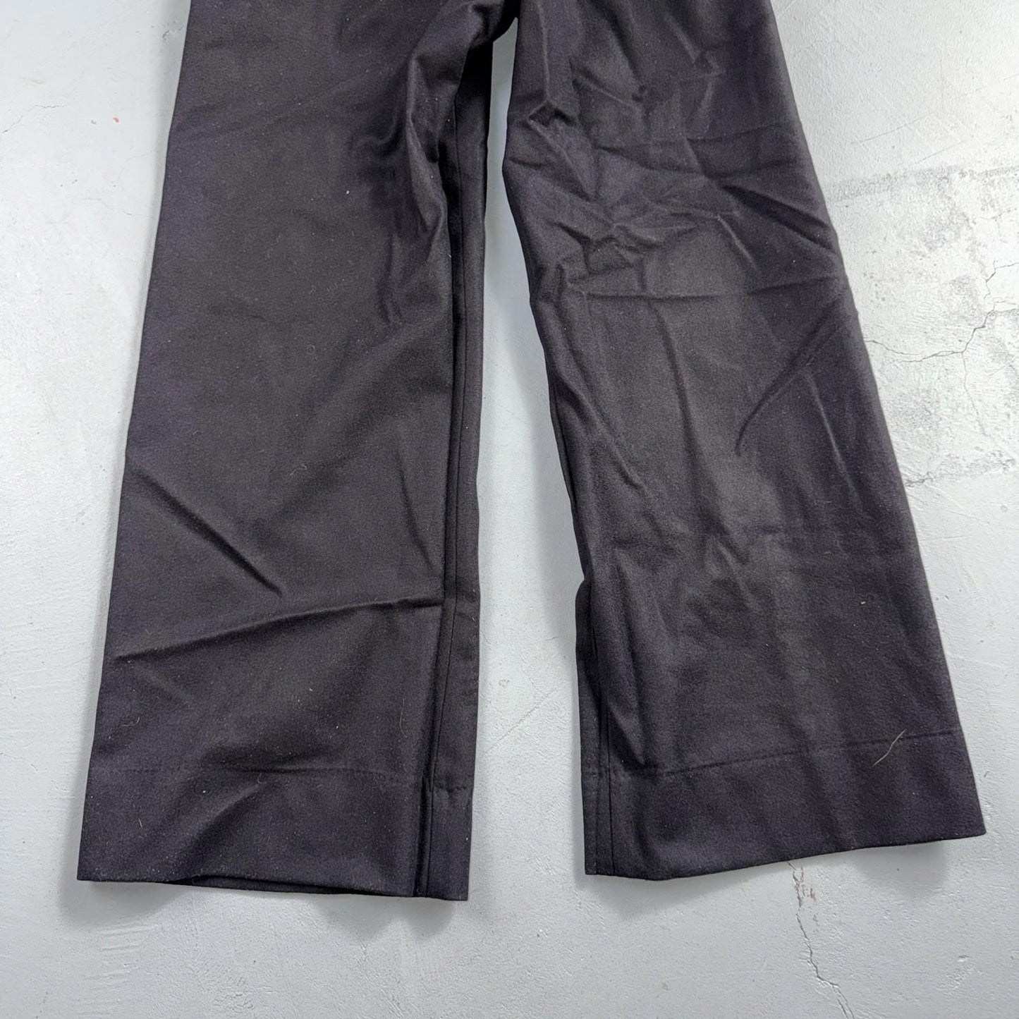 VTG 40s WWII US Naval Clothing Factory Wool Sailor Pants Navy 30L Bell Bottoms