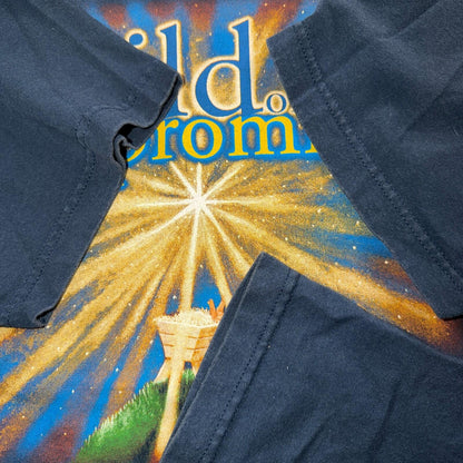 Jesus Christ Child of Promise VTG T Shirt 90s Y2K USA Born Cross Catholic Murina