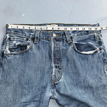 Levis 501 Vintage Y2K XX Straight Leg Jeans Blue Light Wash 33x30 Act 31x29