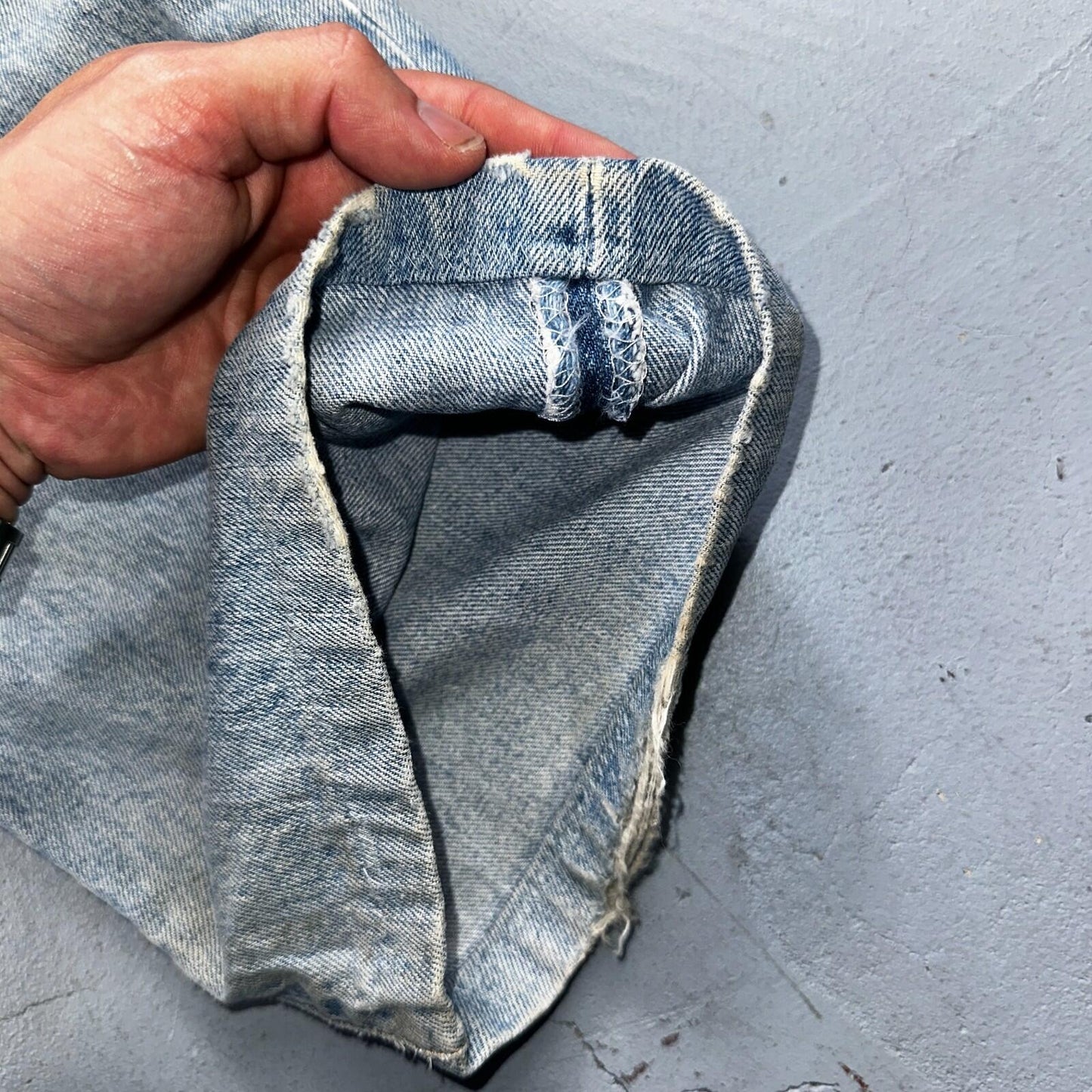 Levis 501 Vintage 90s Mexico Straight Leg Jeans Blue Light Wash 40x30 Act 40x28