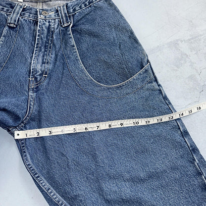 JNCO Jeans Y2K Vintage Endangered Species Collection Rhino Size 30 Grunge 28x25