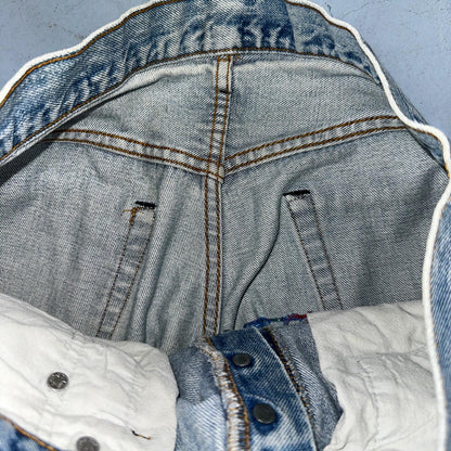 Levis 501 Vintage 80s Redline Selvedge USA XX Jeans Light Wash Skinny Act 29x32