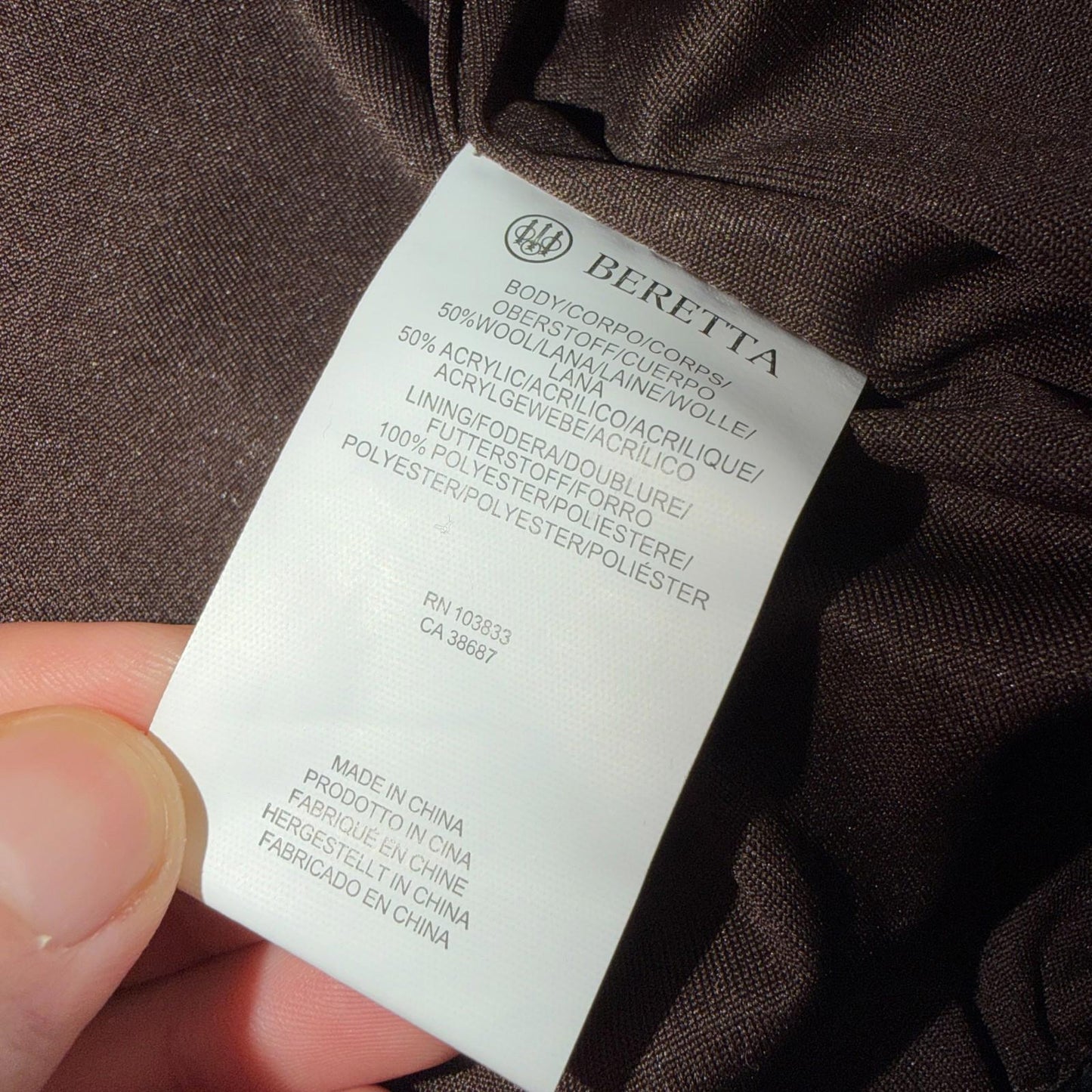 Beretta Techno Windshield Zip Up Sweaters Hunting Men's XL Green