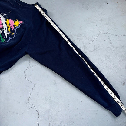 Hanes XL Oregon Ocean Shores Sweatshirt XL 80s VTG Crewneck Pacific Northwest