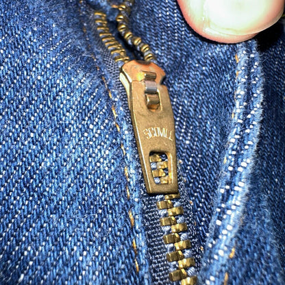 Levis 505 Vintage 80s USA Orange Tab Jeans 30x34 Blue Dark Wash 501 Act 29x28