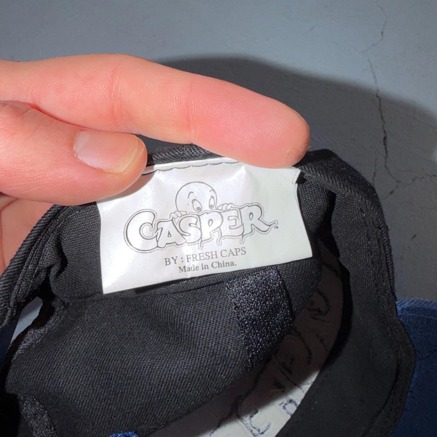 Vintage Casper The Ghost Hat 1995 One Size Fits All SnapBack White Hat