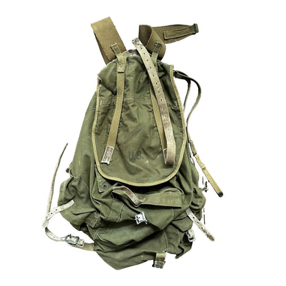 VTG WWII US Army JQD 88B Mountain Div Rucksack Backpack WW2 AVERY 1943