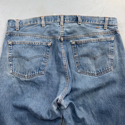 Levis 501 Vintage 80s USA XX Straight Leg Jeans Blue Light Wash 42x32 Act 40x31