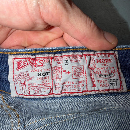 Levis 501 Vintage 80s USA XX Straight Leg Jeans High Rise Sz 13 Womens Act 27x31