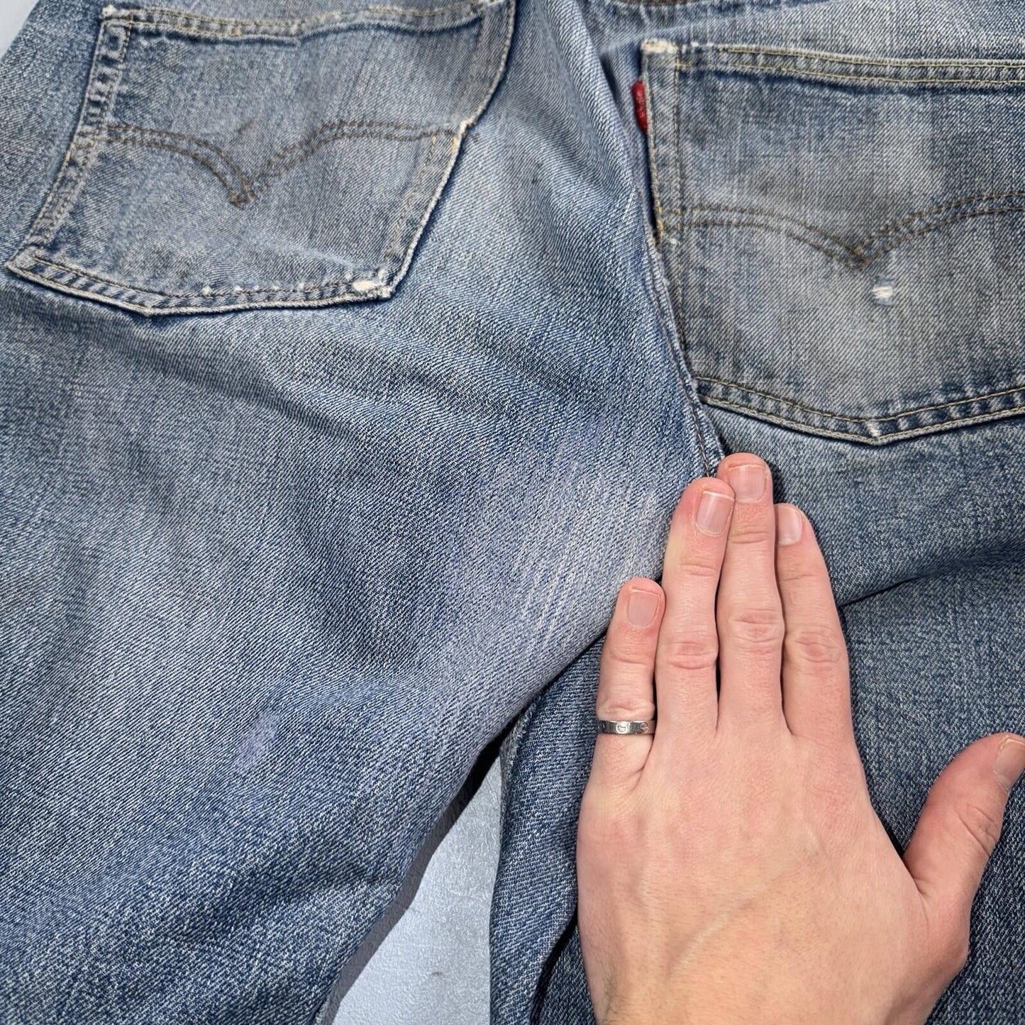 Levis 501 Big E Vintage 60s Redline Selvedge USA XX 1960s Jeans 66 Act 31x30