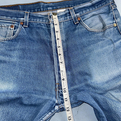 Levis 501 Vintage Y2K Mexico Straight Leg Jeans 36x36 90s Med Wash Act 36x32