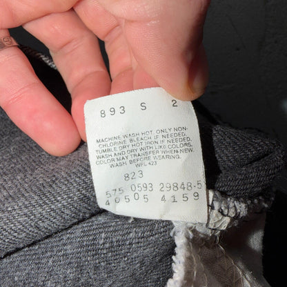 Levis 505 Vintage 90s 40505 Orange Tab Black Jeans 29x32 USA 1990s Act 28x28