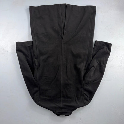 VTG 1950s 1960s Coat Trench Mens Black Wool Cashmere Rockabilly Overcoat