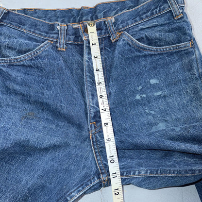 Levis Big E Vintage 60s Orange Tab 646 Bell Bottoms Denim Jeans Bootcut 31x29