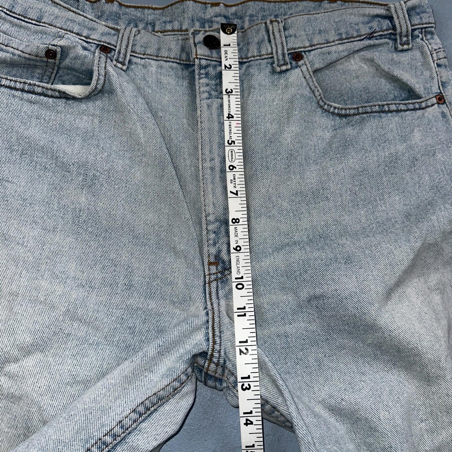Levis 505 Vintage 90s USA XX Jeans Blue 501 Light Wash 38x30 Act 36x28