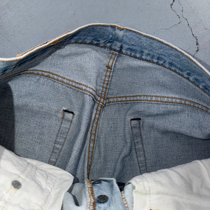 Levis 501 Vintage 80s Redline Selvedge USA XX Jeans Light Wash 34x36 Act 31x27
