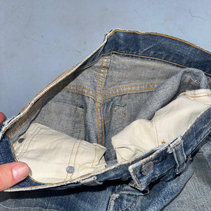 Levis 501 Big E Vintage 60s Redline Selvedge USA XX 1960s Jeans 66 Act 26x25