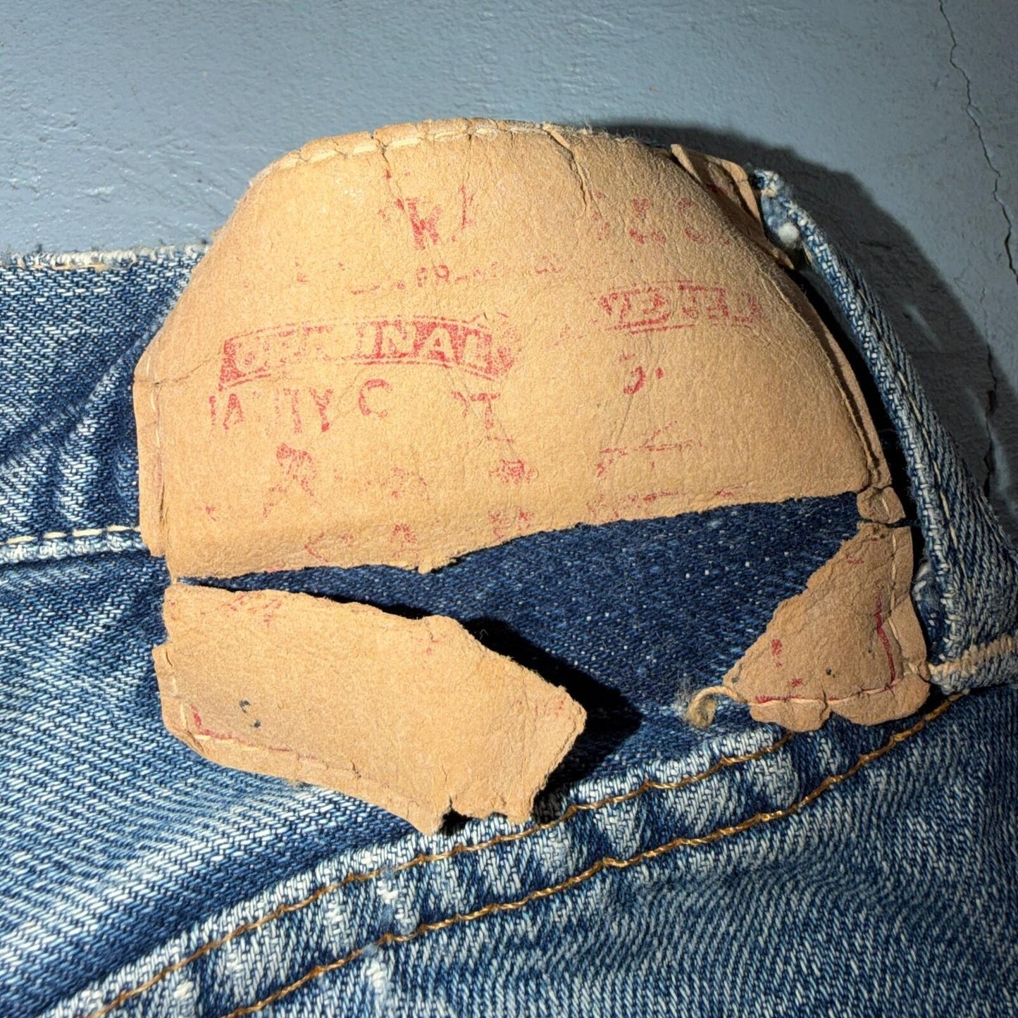 Levis 501 Big E Vintage 60s Redline Selvedge USA XX 1960s Jeans 66 Act 27x29