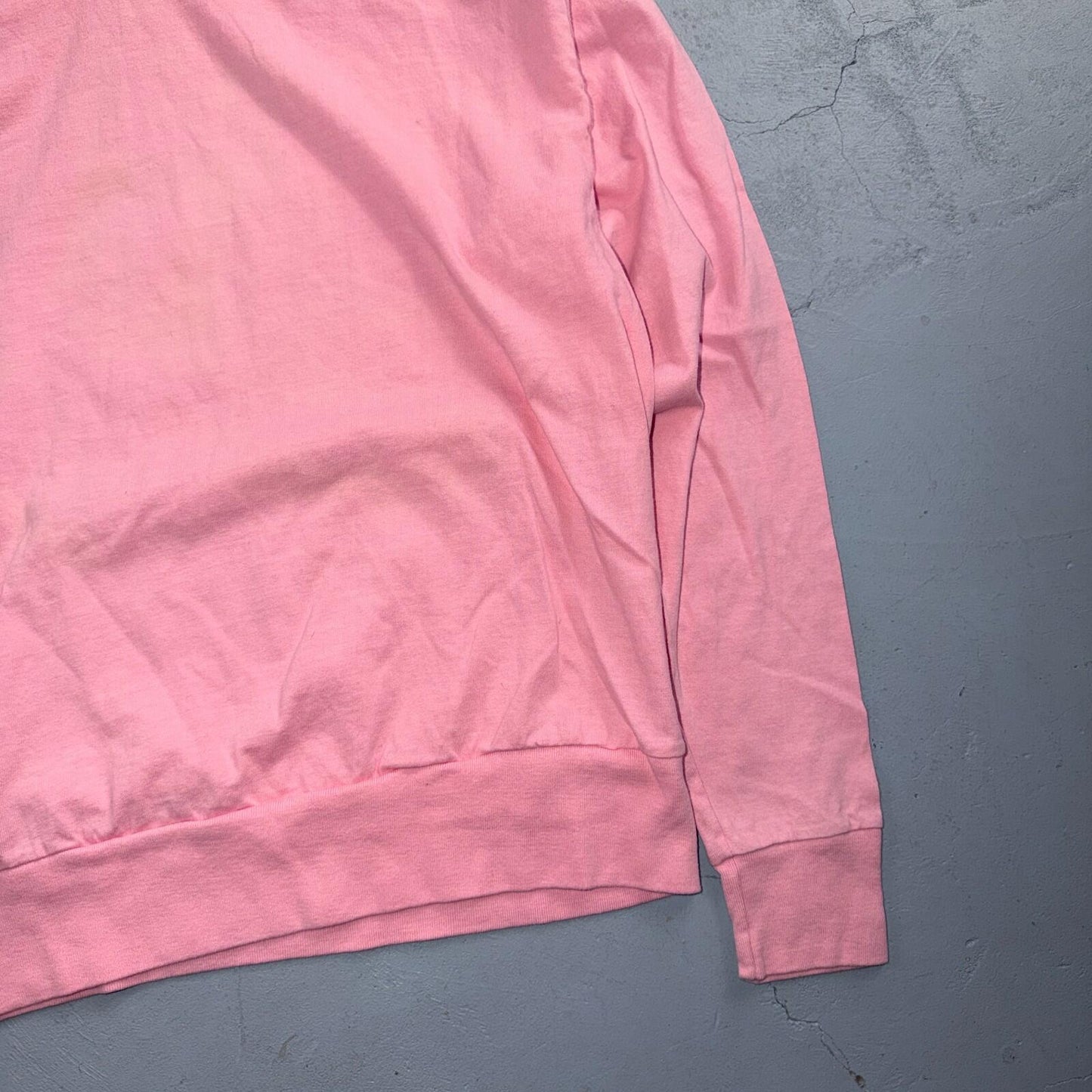 Pink Hoodie 1980s VTG T Shirt Long Sleeve Surf Pacific Ship Seagull Hippie Cool