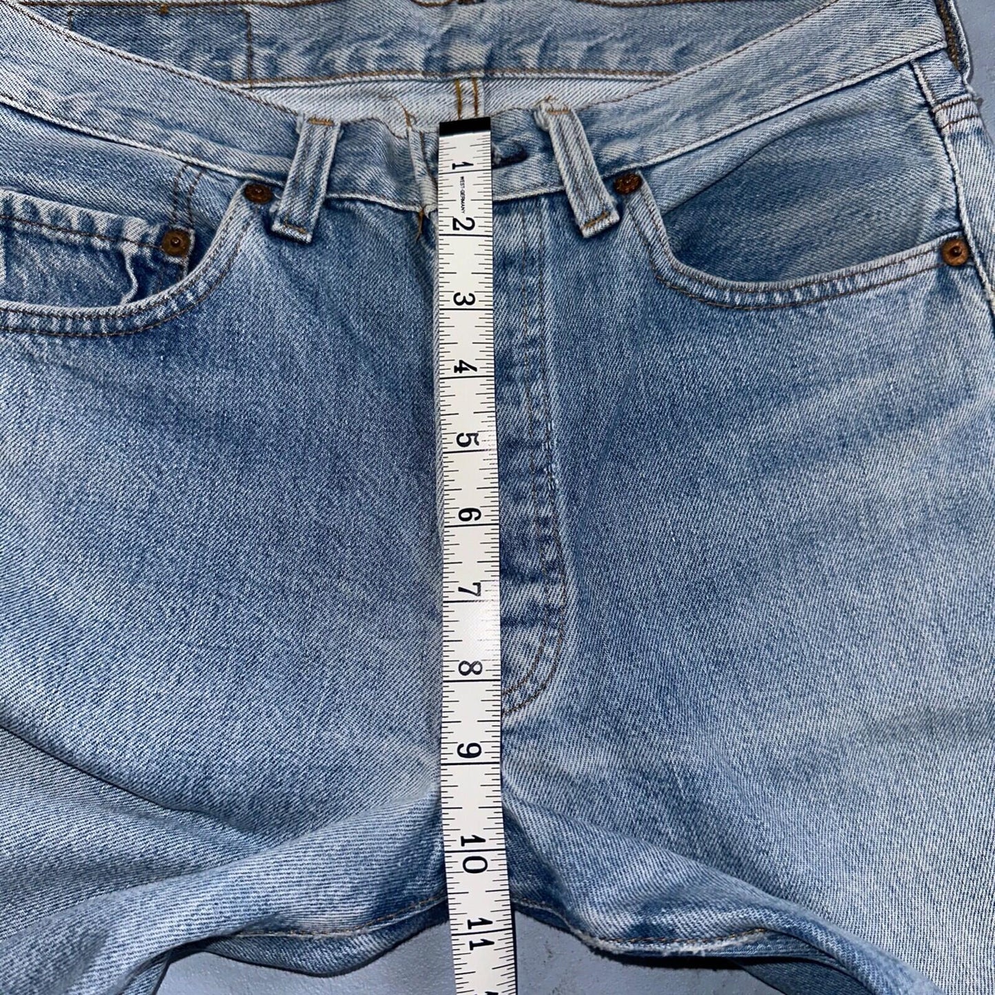Levis 501 Vintage 80s Redline Selvedge USA XX Jeans Light Wash 30x36 Act 29x25