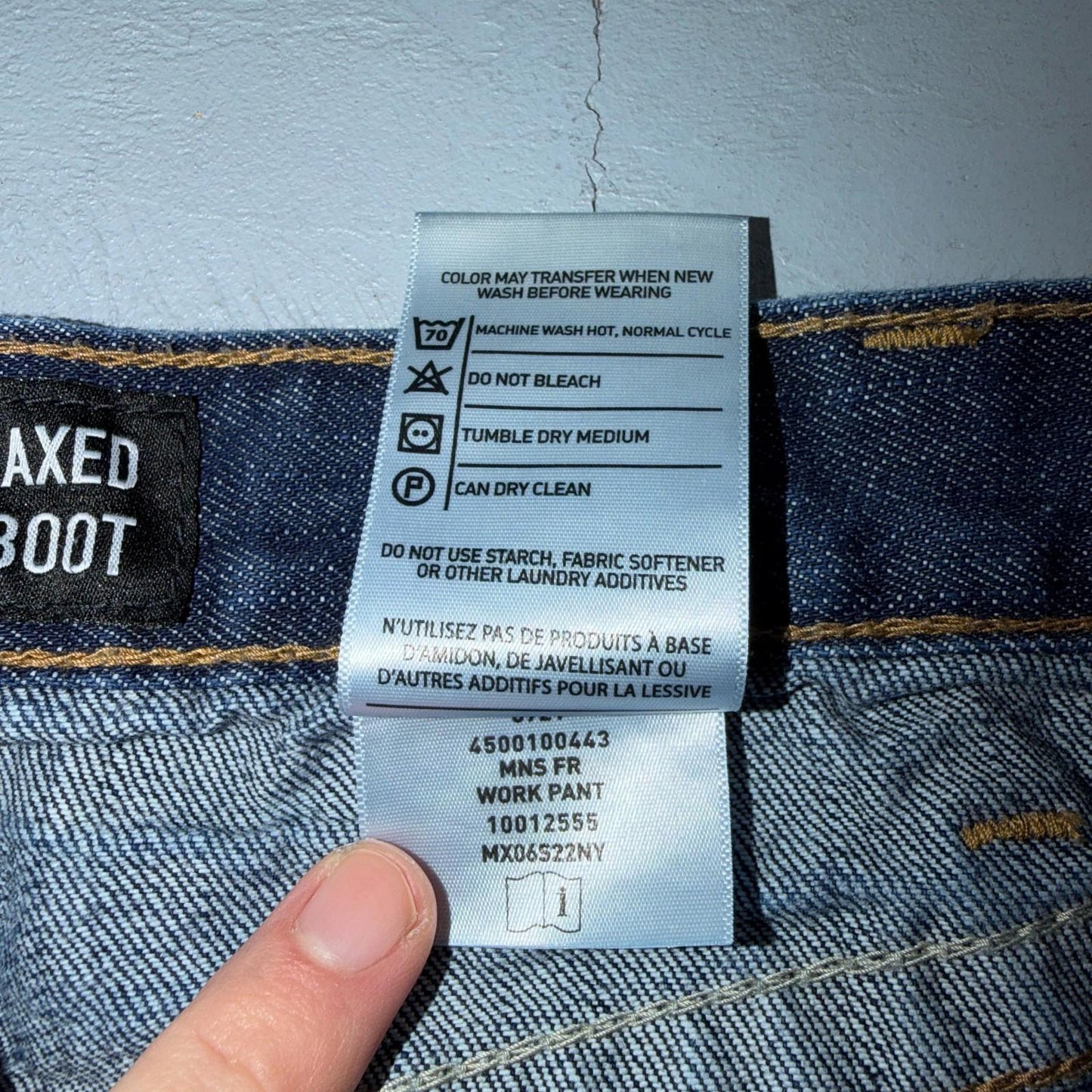Ariat M4 FR Jeans Mens Blue Flame Resistant Cat 2 Relaxed Boot Cut 42x30 Denim