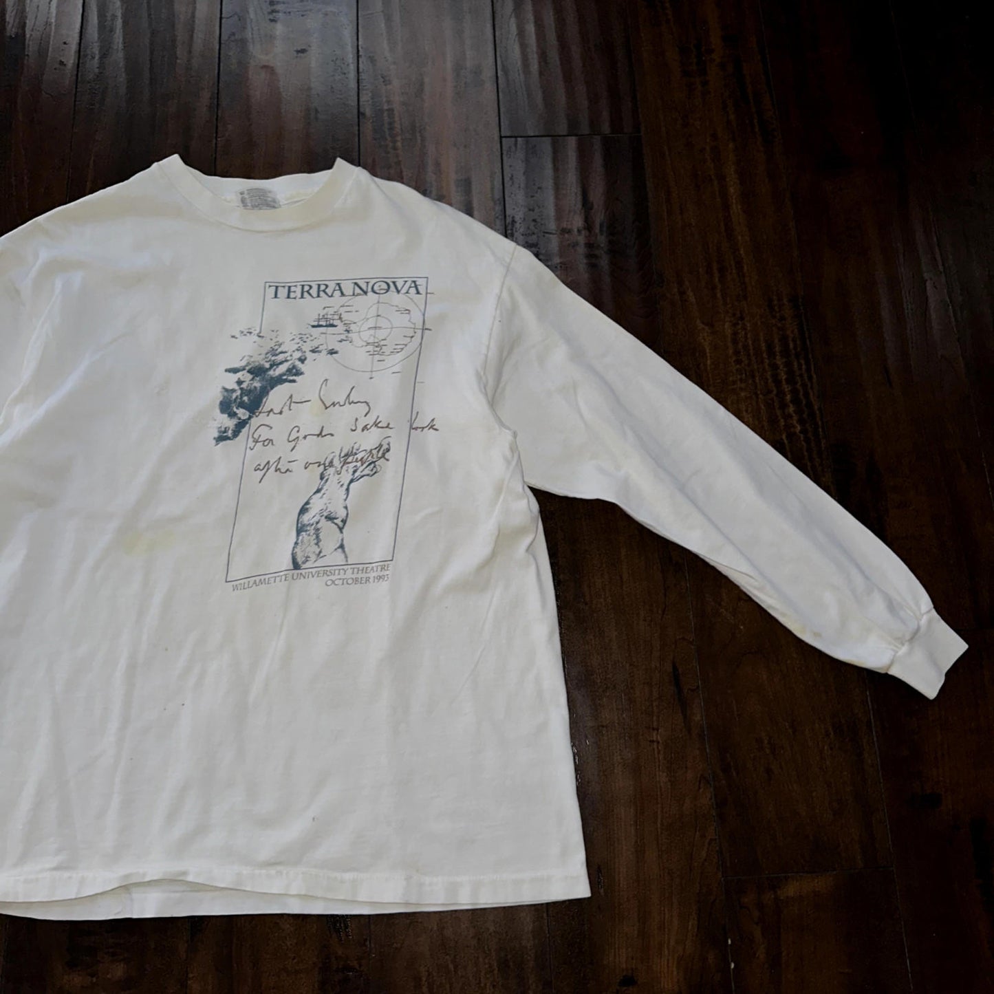 Terra Nova Vintage T Shirt Willamette University Salem Oregon Theatre Music Art