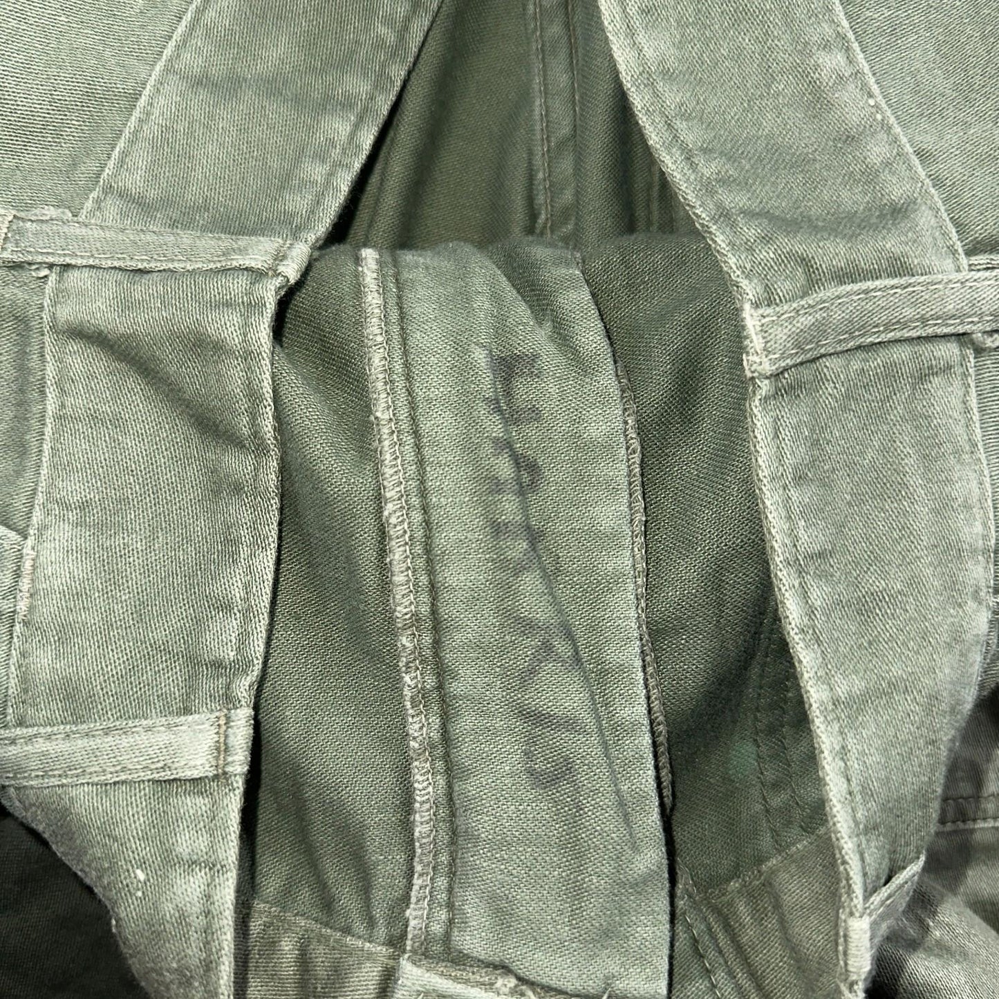 Vintage 1960s 70s Vietnam OG 107 Fatigue Pants 60s Zipper Fly Act 39x31
