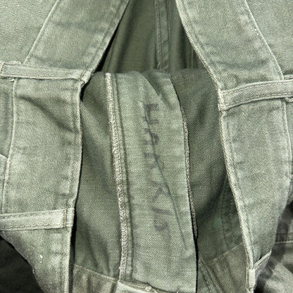 Vintage 1960s 70s Vietnam OG 107 Fatigue Pants 60s Zipper Fly Act 39x31