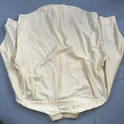 Vintage Penneys Towncraft Shirt Men 16 Penn Prest Yellow White Stripe 60s 1960s