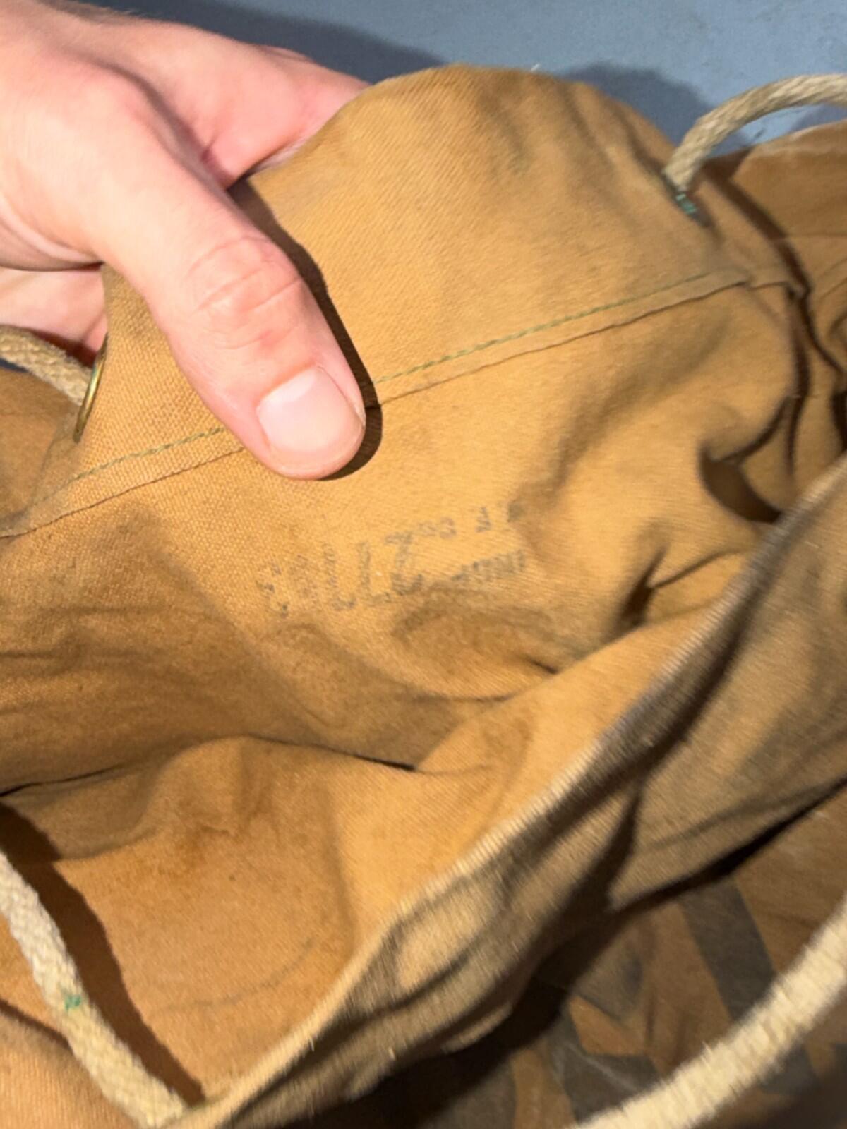 VTG Bell System Telephone Repairman Tool Bag Case Lineman Belt Canvas 50s 60s