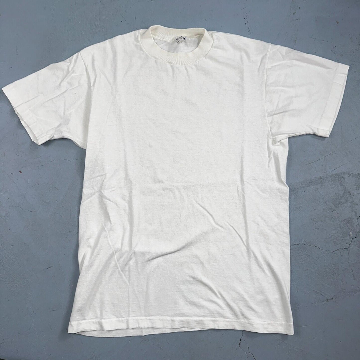 JC Penny Blank Vintage White T Shirt Pack 70s Essential Lot Of 4 Single Stitch
